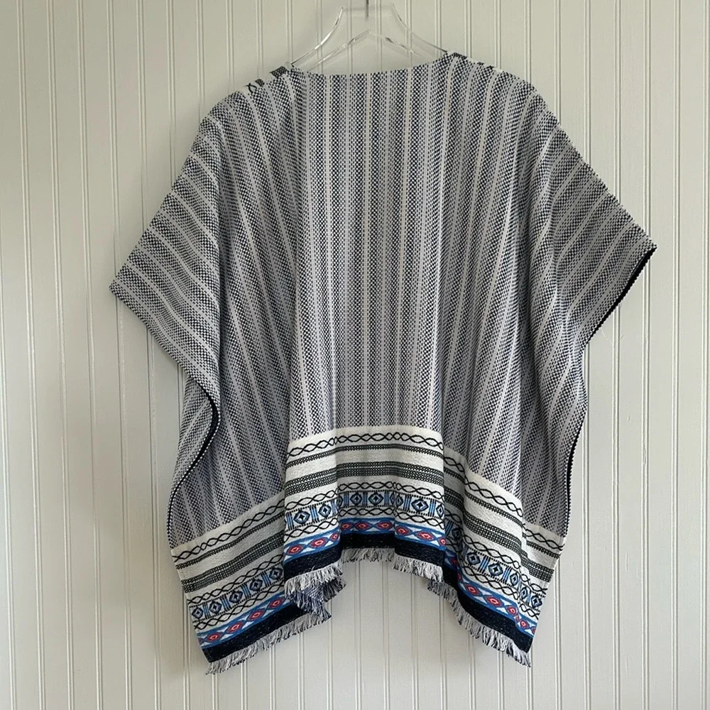 Tory Burch Blaire Embroidered Poncho